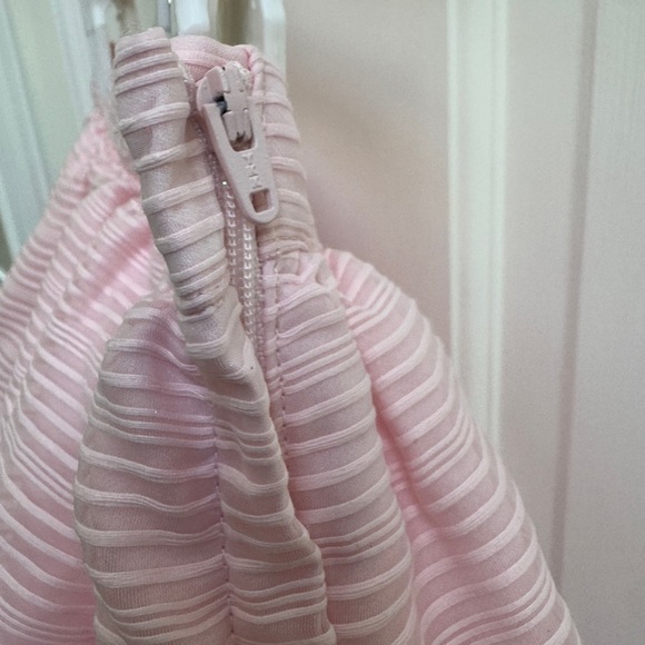 NWOT Janie and Jack 3T Girls Light Pink Striped Formal Puff Skirt - Picture 2 of 5